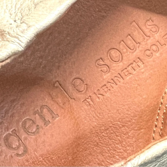 Gentle Souls Lara A-Line Sport Leather Gold Slip On Comfort Espadrilles Womens 9 - Picture 13 of 13